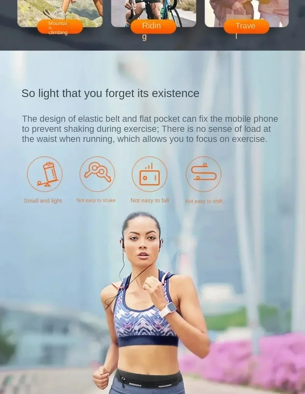 New Running Belt Bags Women Sports Fitness Waterproof For Money Phone Holder Jogging Training Key Belt