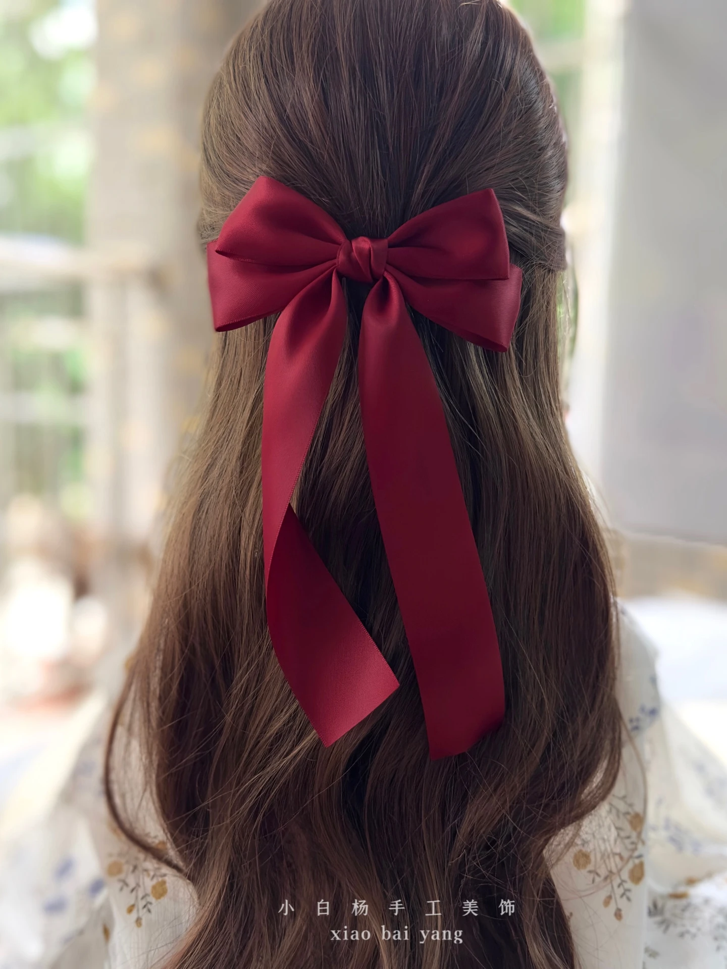 Korean Style Fashion Fabric Hair Bow Hairpin For Women Girls Ribbon Hair Clips Bowknot Spring Clip Female Hair Accessories