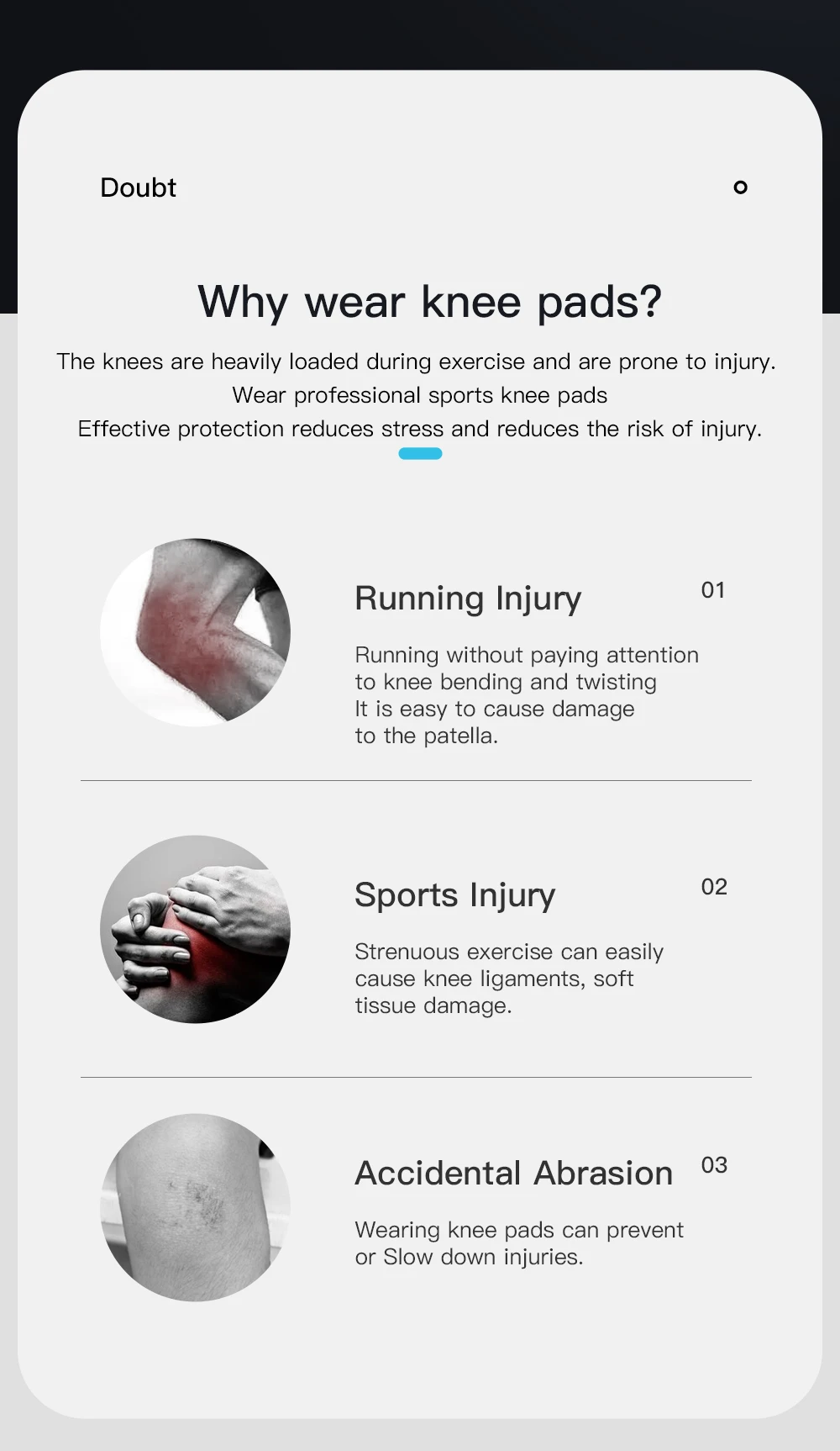 1 PC Knee Pads Strap Patella Medial Support Meniscus Silicone Compression Protection Sport Knee Braces Basketball Running Prot
