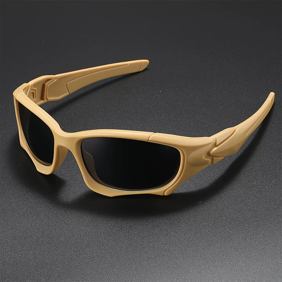 Tactical Windproof Fishing Sunglasses Men Women Classic Camouflage Shades with UV Protection for Outdoor Driving Cycling Hiking