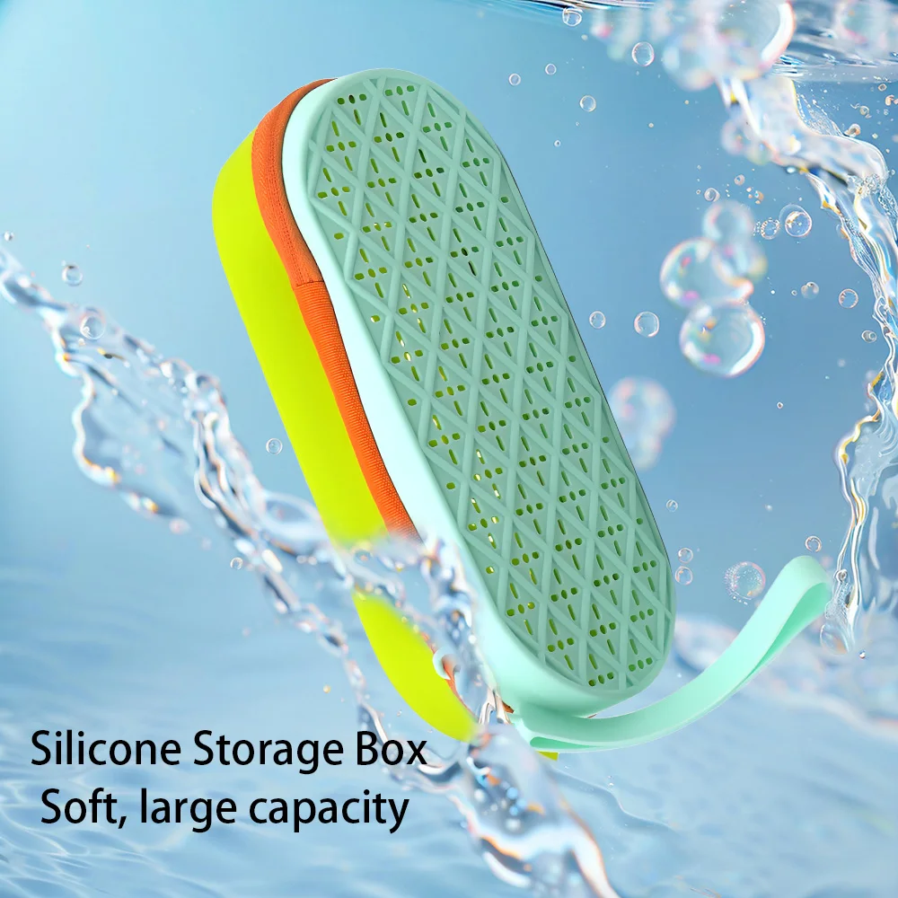 2026 New Silicone Swimming Glasses Organizer Protector Soft Glasses Case Swimming Gear Glasses Protector Student Products