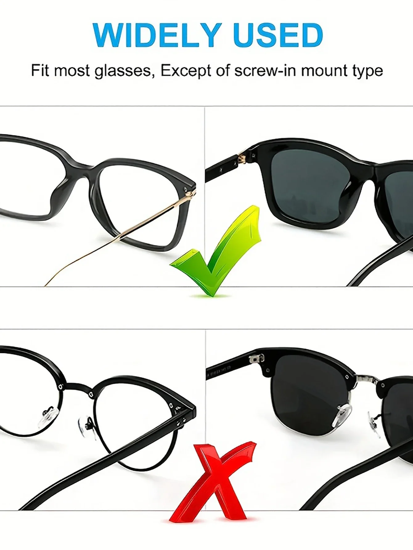 Viewring Non-slip Silicone Nose Pad For Glasses Eyeglasses And Sunglasses Soft Anti Slip Nose Pads Reading Glasses Accessories