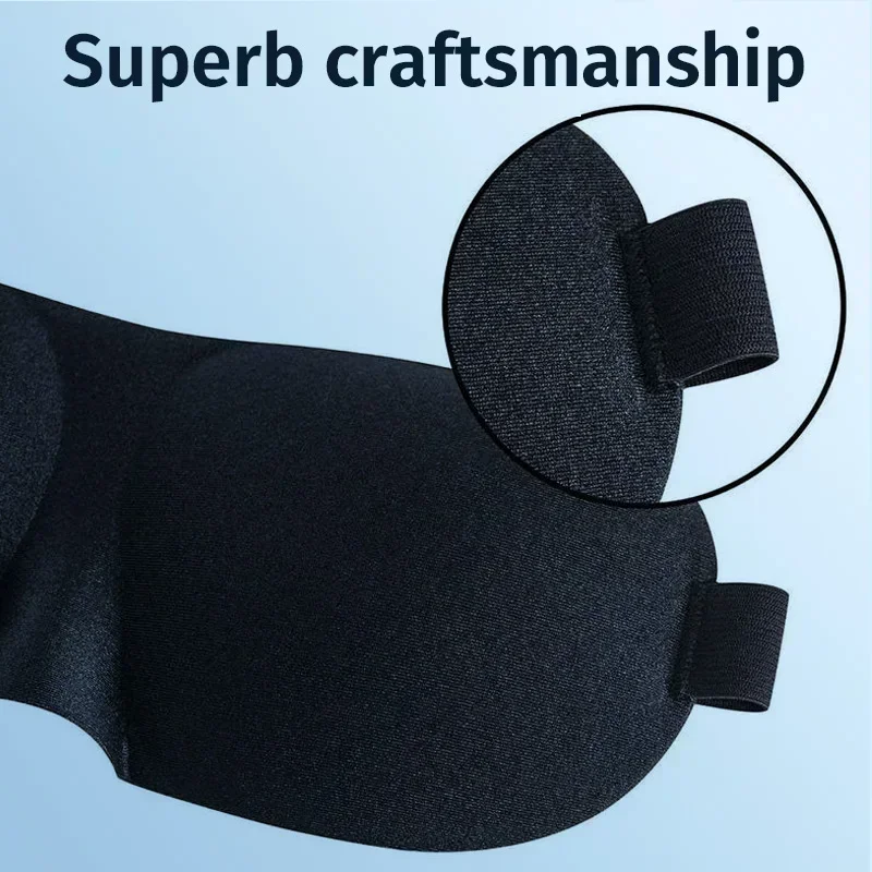 Sleeping Mask Cover Slaapmasker Blockout Eye Comfort Blindfold Concave Light with Women Men Office Use Aid Eye Travel