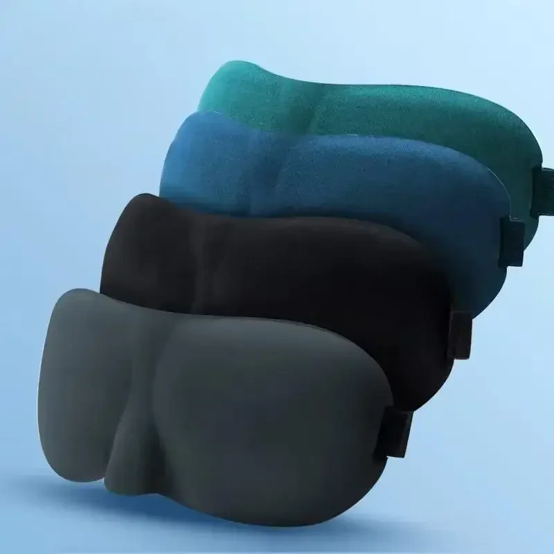 Sleeping Mask Cover Slaapmasker Blockout Eye Comfort Blindfold Concave Light with Women Men Office Use Aid Eye Travel