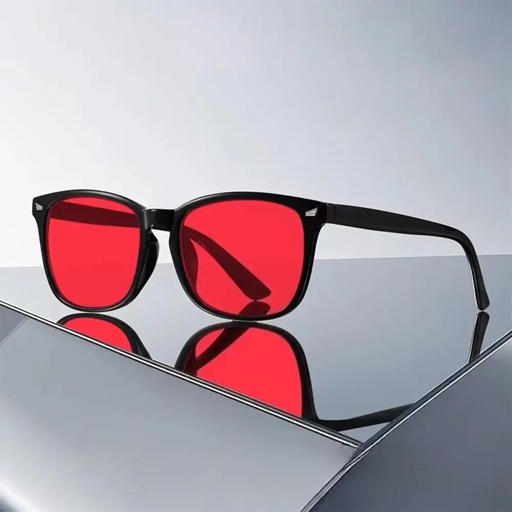 Anti Blue Light Sunglasses Better Sleep Red Lens Bluelight Blocking Glasses for Men Women Anti Eye Strain for Computer Game