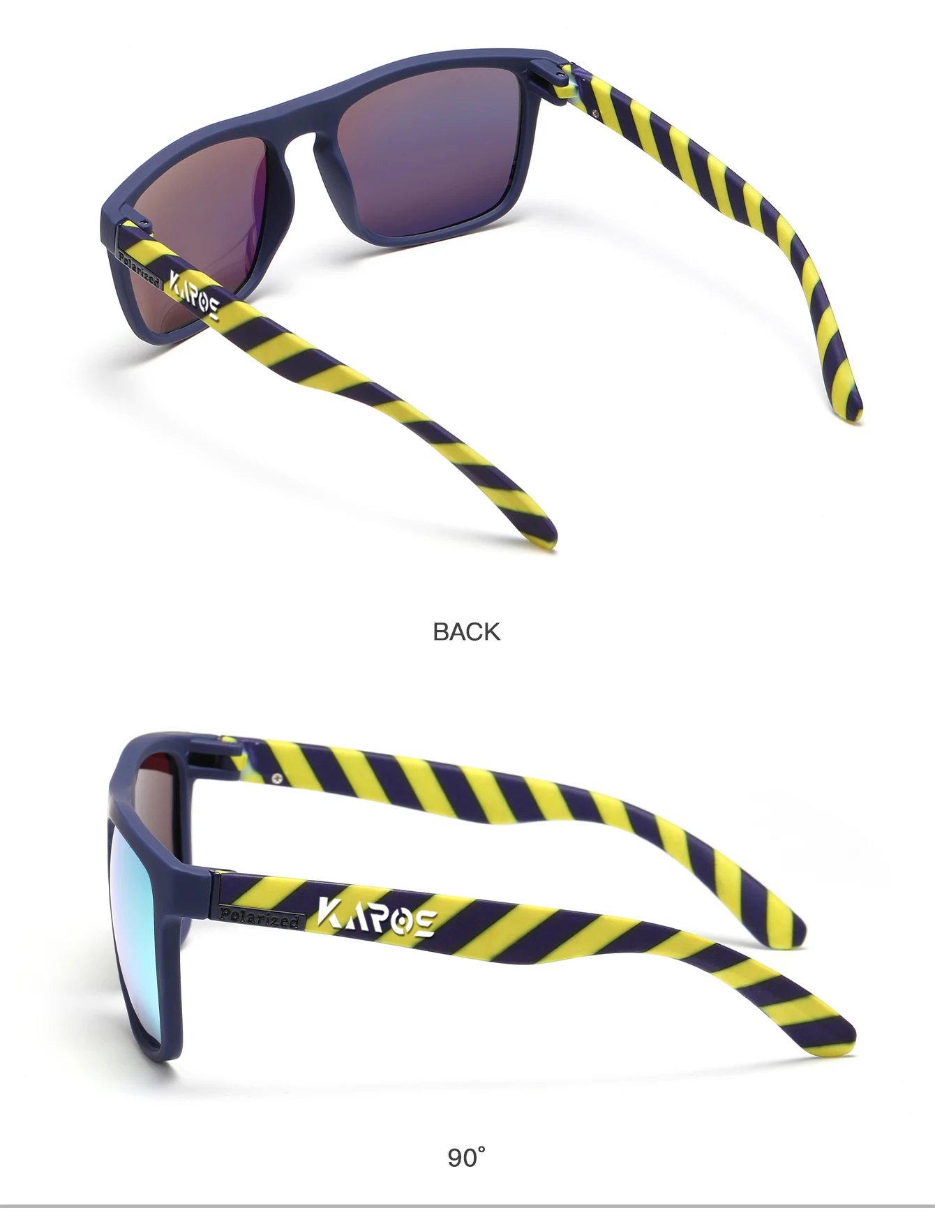 KAROS Polarized Sunglasses Unisex Driving Anti-Glare Goggles Outdoor Sport Fishing Cycling Glasses Travel Beach UV400 Eyeglasses