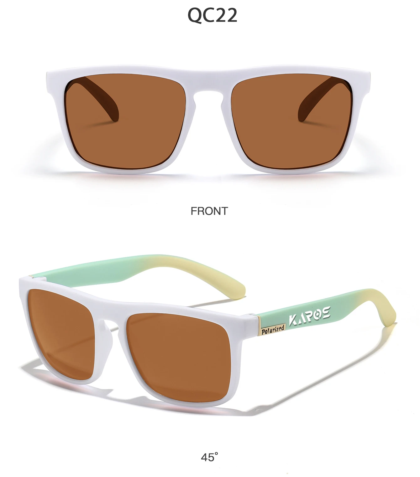 KAROS Polarized Sunglasses Unisex Driving Anti-Glare Goggles Outdoor Sport Fishing Cycling Glasses Travel Beach UV400 Eyeglasses