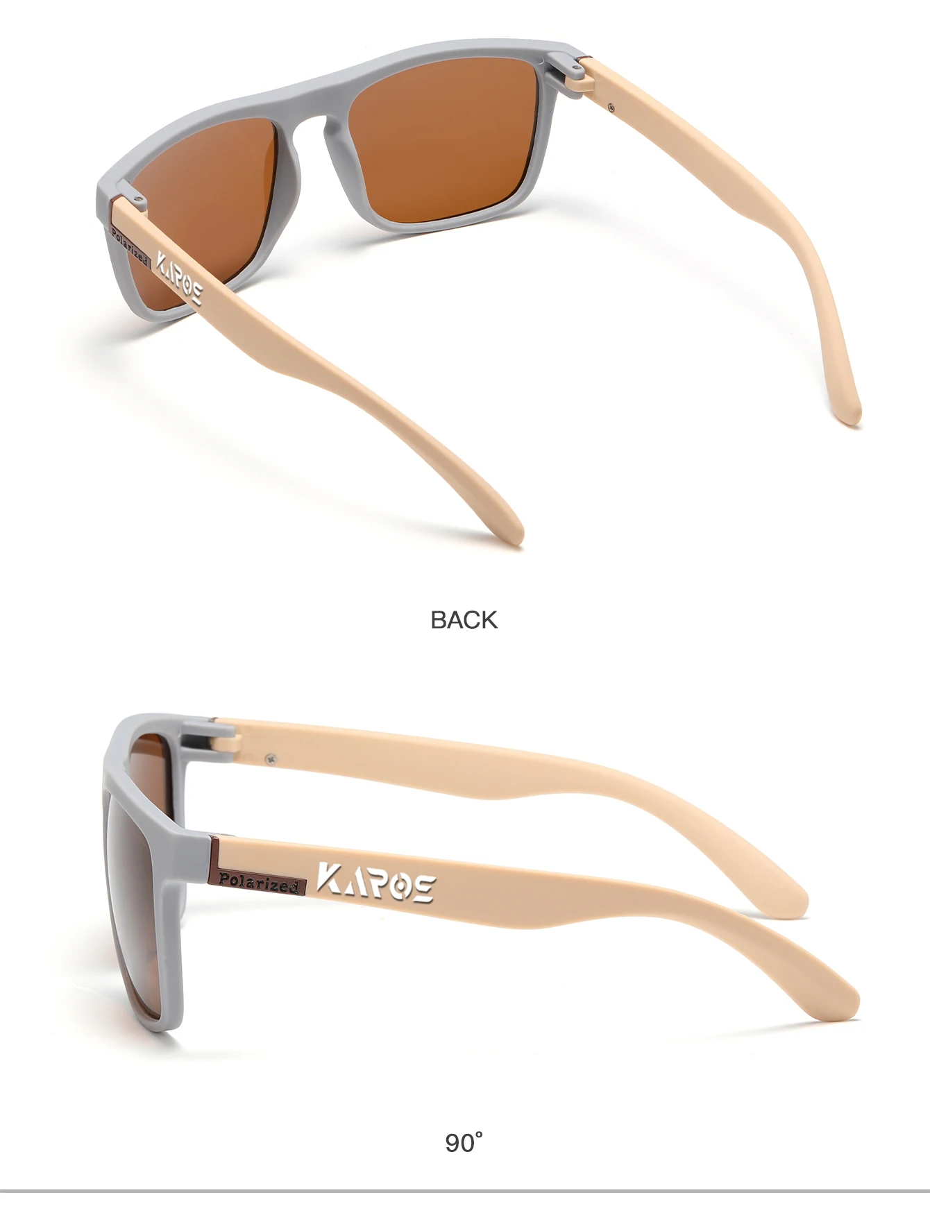 KAROS Polarized Sunglasses Unisex Driving Anti-Glare Goggles Outdoor Sport Fishing Cycling Glasses Travel Beach UV400 Eyeglasses