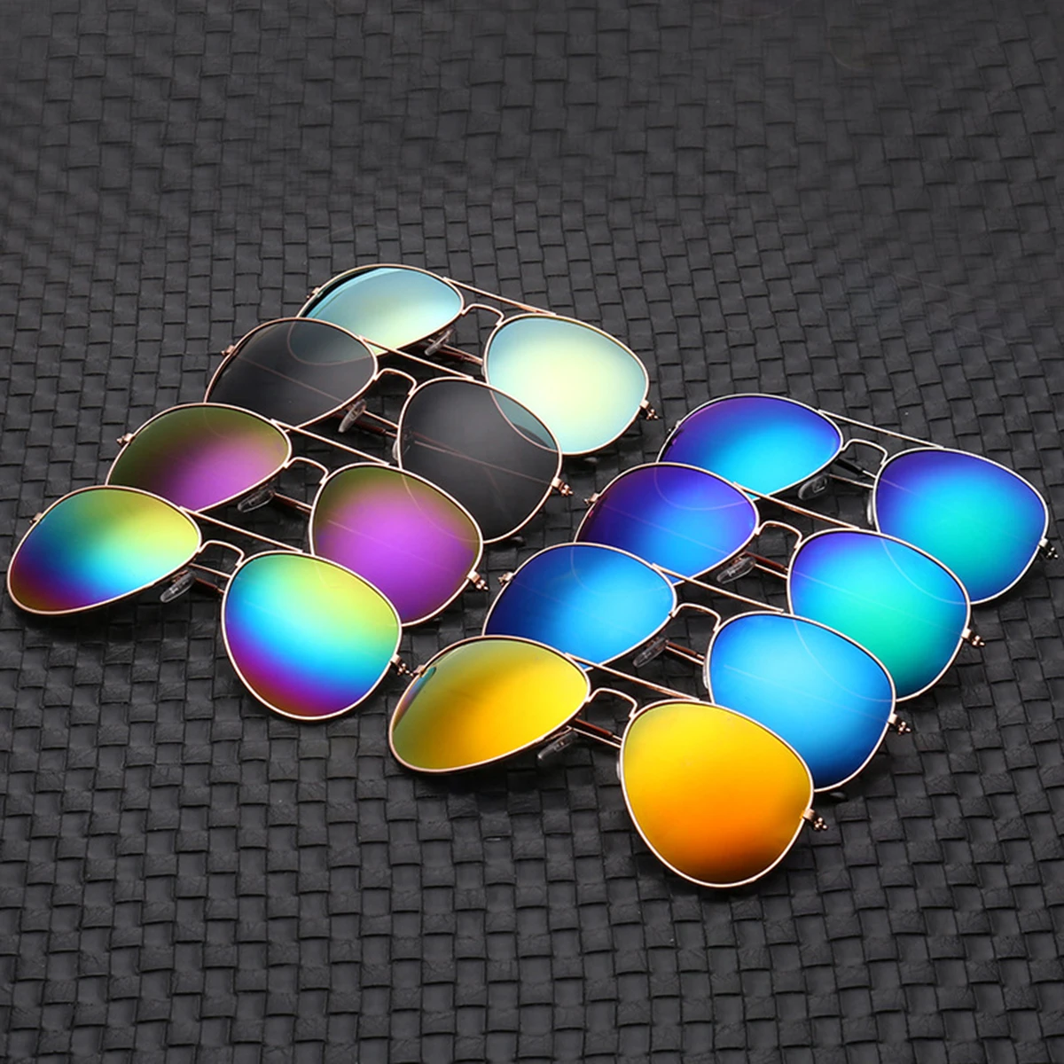 Ready Stock M'sia Original Men Sunglasses UV400 for Travel, Driving, Fashion Aviator Alloy Frame