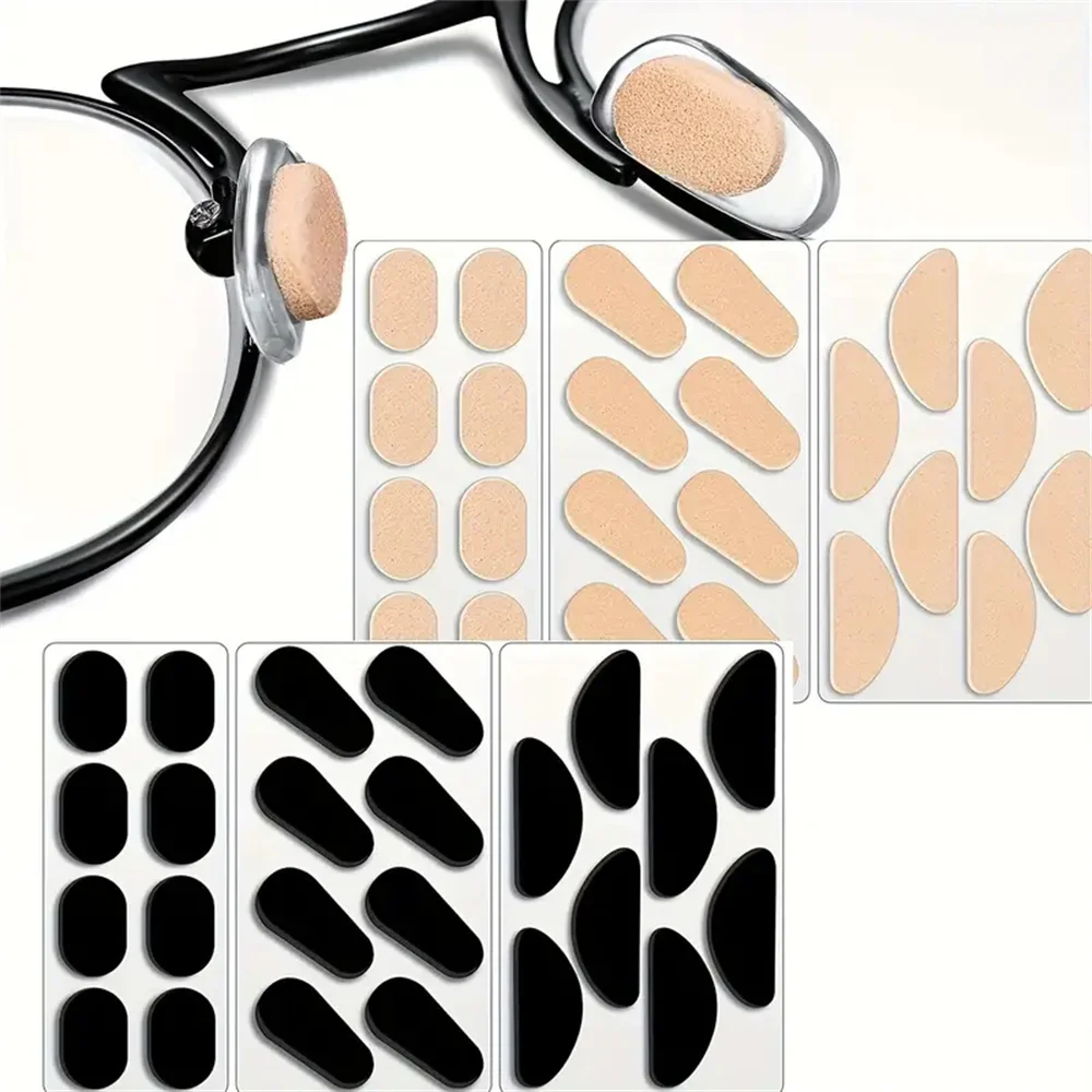 Self-adhesive Soft Foam Anti-slip Glasses Nose Pads Protection Eyeglass Sponge Bridg Instant Lifting Effect for Comfortable Wear