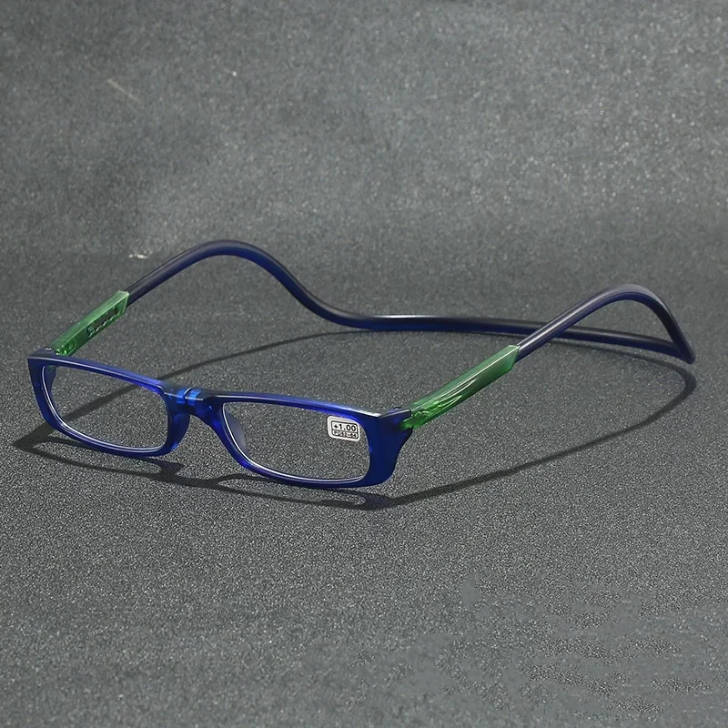 Presbyopic Glasses Presbyopia Protection Goggles Stone Man Mirror Transparent Acetate Rotatable Eye Wholesale Strong Magnetic