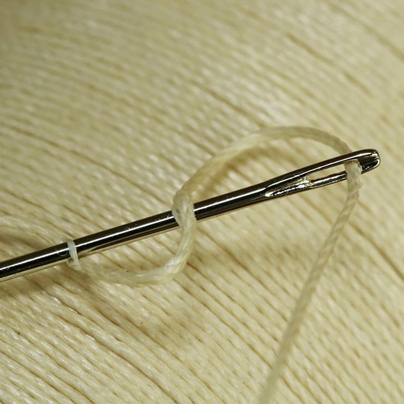 25 Pcs Large Eye Stitching Needles Sewing Needles Handmade Leather Needle Steel Yarn Knitting Needles Sewing Tool Set