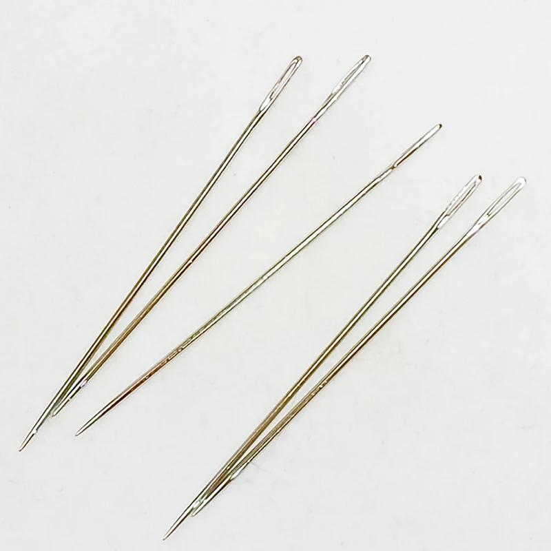 25 Pcs Large Eye Stitching Needles Sewing Needles Handmade Leather Needle Steel Yarn Knitting Needles Sewing Tool Set
