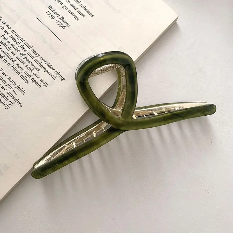 1/3/5pcs Metal Grab Clip, Women's Hair Clip, Large Shark Clip, Large Hair Volume, Fashionable Temperament, Hair Clip Headband