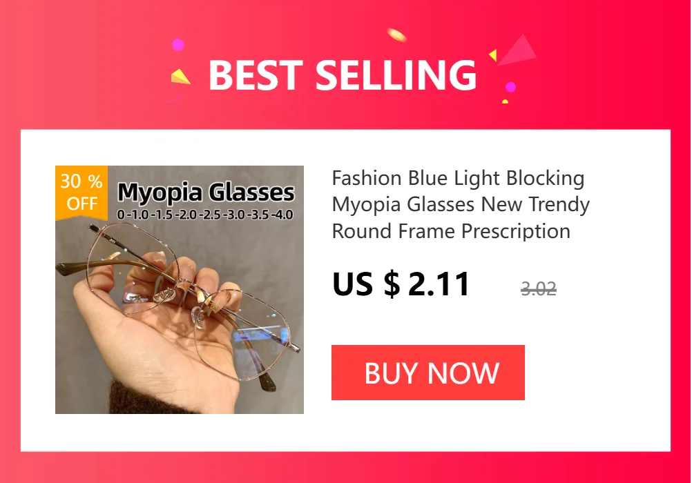 Men's Business Myopia Glasses Unisex Classic Half Frame Prescription Eyewear Retro Minus Diopter Nearsighted Eyeglasses0 To -4.0