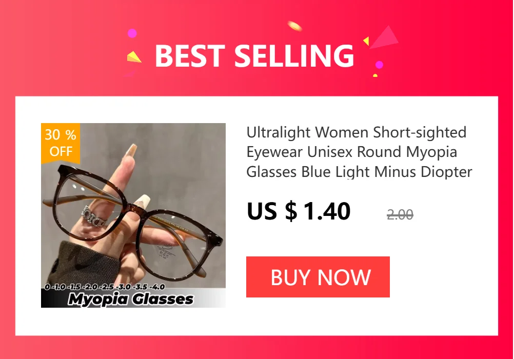 Men's Business Myopia Glasses Unisex Classic Half Frame Prescription Eyewear Retro Minus Diopter Nearsighted Eyeglasses0 To -4.0