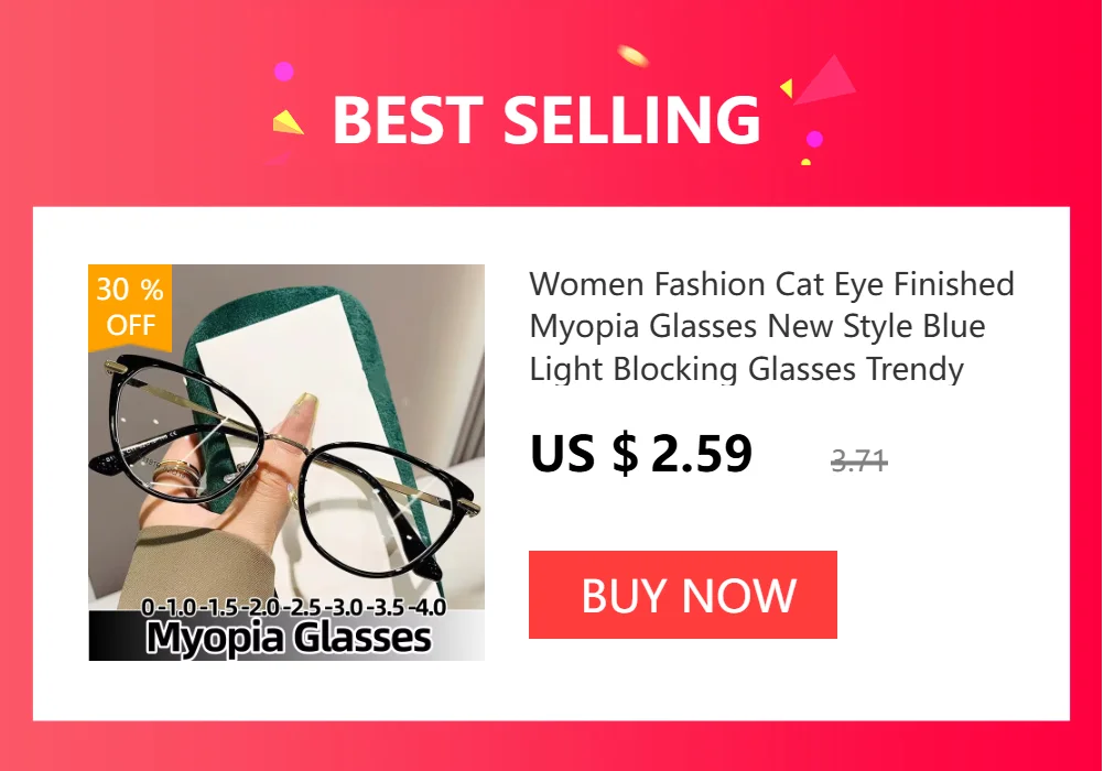 Men's Business Myopia Glasses Unisex Classic Half Frame Prescription Eyewear Retro Minus Diopter Nearsighted Eyeglasses0 To -4.0