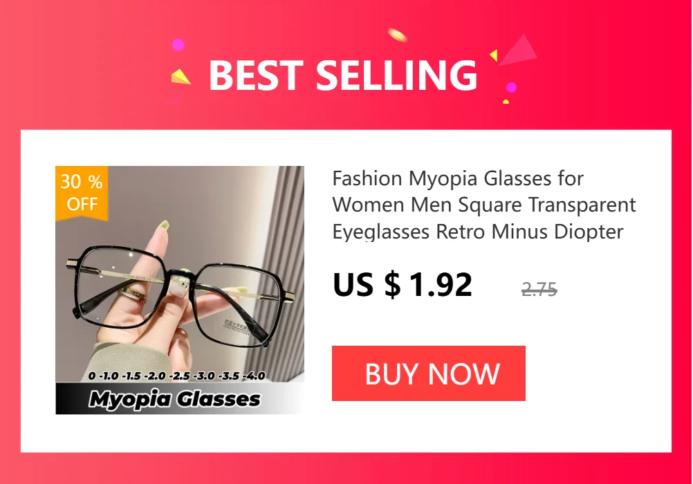 Men's Business Myopia Glasses Unisex Classic Half Frame Prescription Eyewear Retro Minus Diopter Nearsighted Eyeglasses0 To -4.0