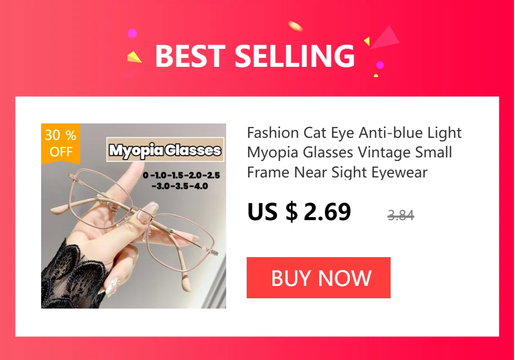 Men's Business Myopia Glasses Unisex Classic Half Frame Prescription Eyewear Retro Minus Diopter Nearsighted Eyeglasses0 To -4.0