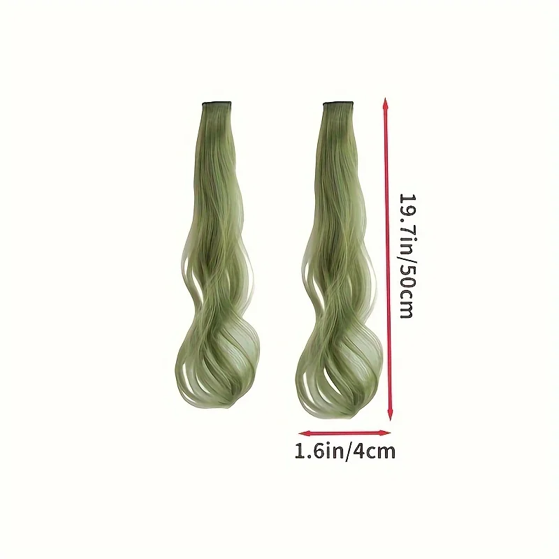 Children's Colorful Princess Wig Clip Sweet Cool Hair Extensions And Accessories for Girls Kids Hair Decorations