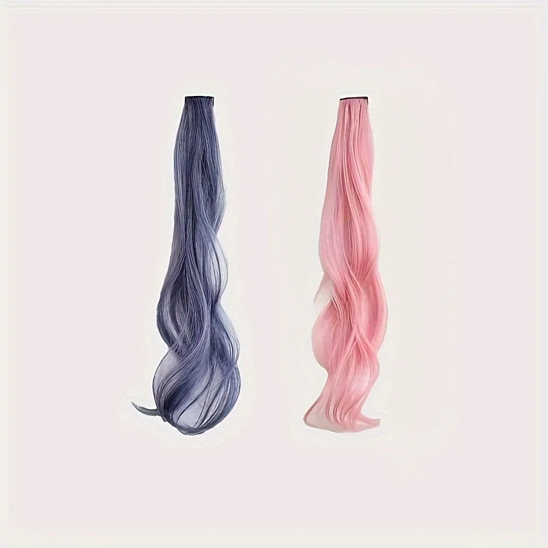 Children's Colorful Princess Wig Clip Sweet Cool Hair Extensions And Accessories for Girls Kids Hair Decorations
