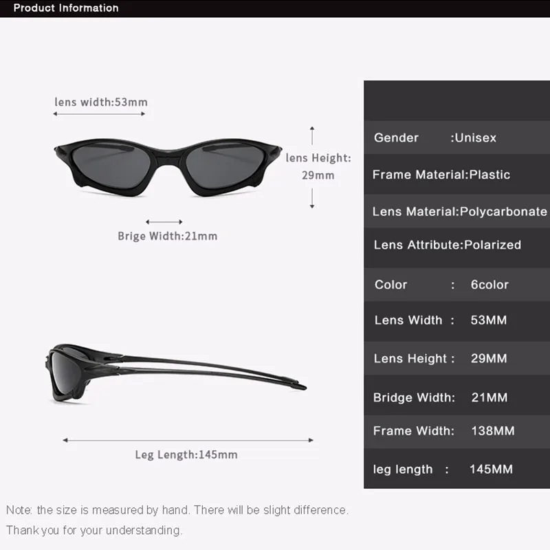 Men Polarized Sunglasses Cycling Outdoor Sports Sun Glasses Fishing Running UV400 Shades Eyewear