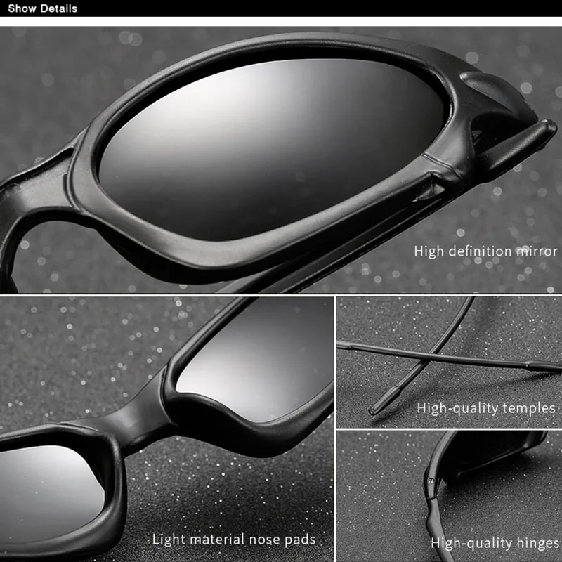 Men Polarized Sunglasses Cycling Outdoor Sports Sun Glasses Fishing Running UV400 Shades Eyewear