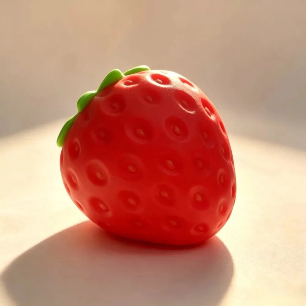 New Fruit Shape Strawberry Squeeze Ball Soft Big Stress Relief Toy Funny Fruit Shape Toy Office & School Stress Relief
