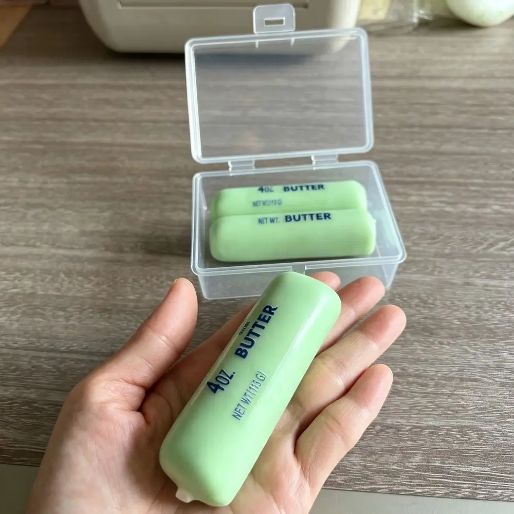 Butter Stick Wax Cracking Squeeze Toy Crackable Texture Crispy Feel Crispy Stress Balls Handmade Craft Cheese Crunchy Sound Ball