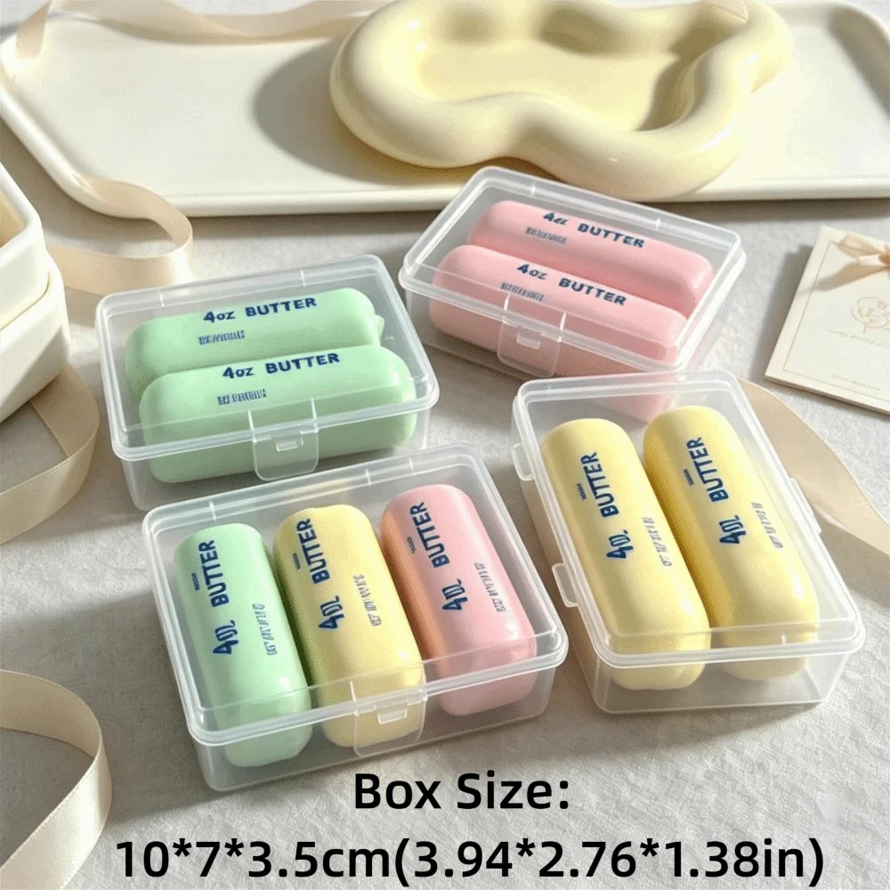 Butter Stick Wax Cracking Squeeze Toy Crackable Texture Crispy Feel Crispy Stress Balls Handmade Craft Cheese Crunchy Sound Ball