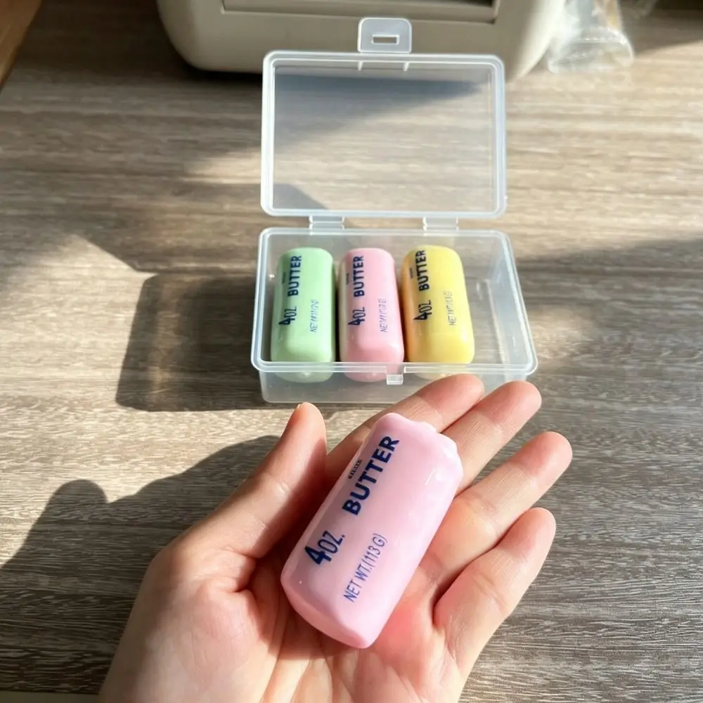 Butter Stick Wax Cracking Squeeze Toy Crackable Texture Crispy Feel Crispy Stress Balls Handmade Craft Cheese Crunchy Sound Ball