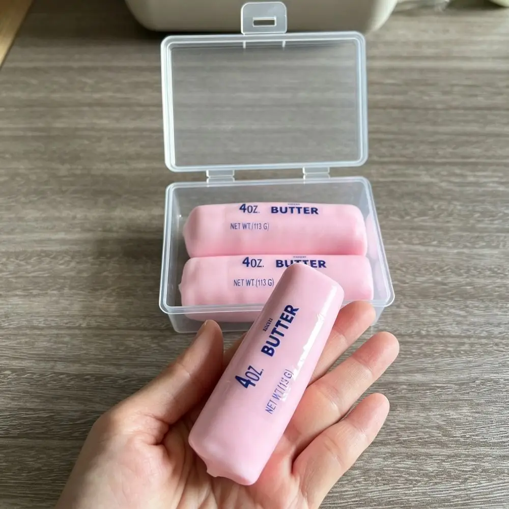 Butter Stick Wax Cracking Squeeze Toy Crackable Texture Crispy Feel Crispy Stress Balls Handmade Craft Cheese Crunchy Sound Ball