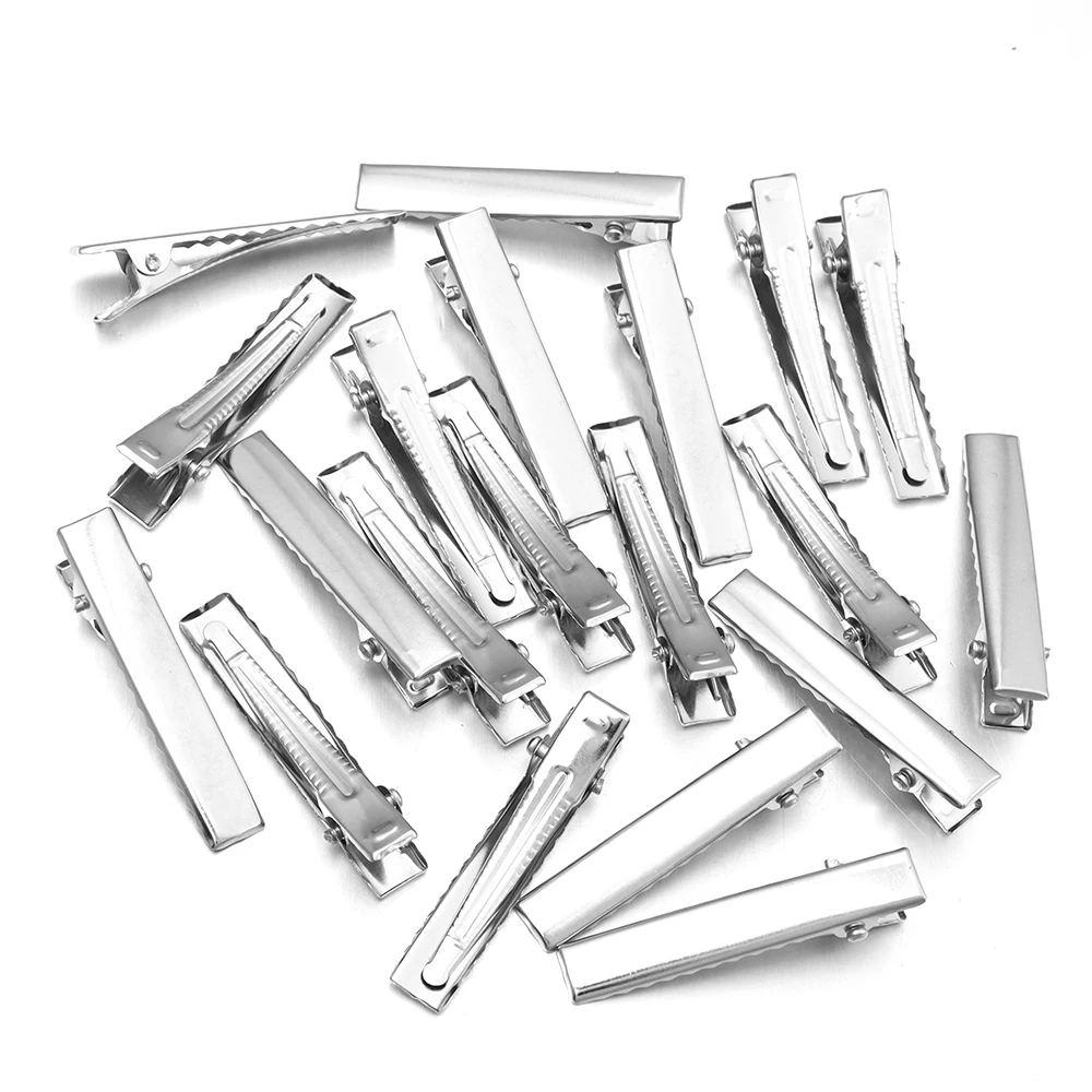 20-50pcs Metal Hair Clips Alligator Clips Hairpins Barrettes For DIY Jewelry Ornament Girls Women Hair Styling Tools Accessories