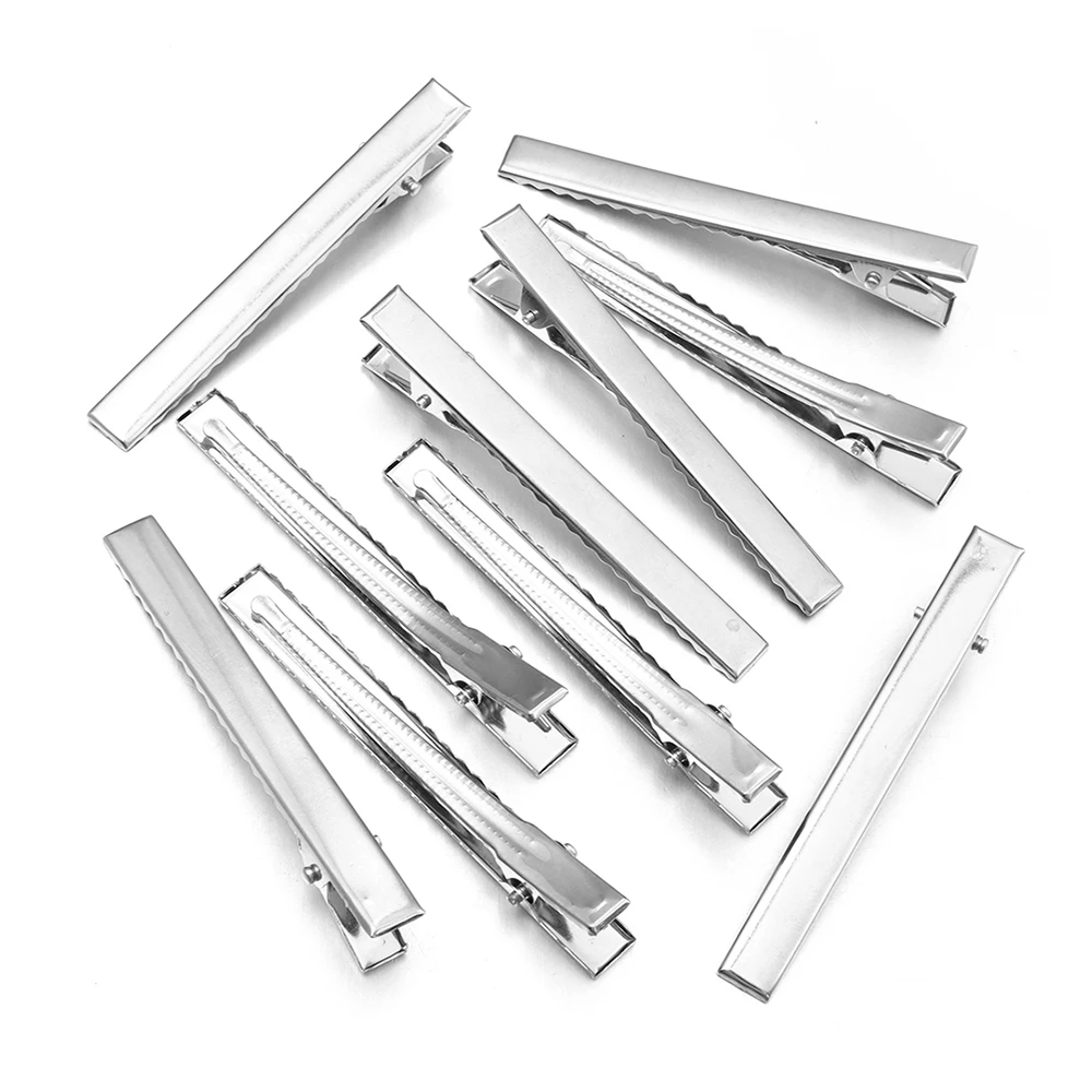 20-50pcs Metal Hair Clips Alligator Clips Hairpins Barrettes For DIY Jewelry Ornament Girls Women Hair Styling Tools Accessories
