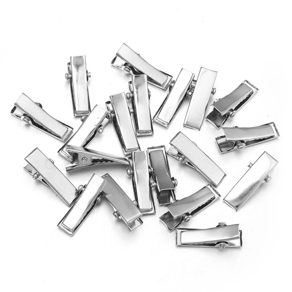 20-50pcs Metal Hair Clips Alligator Clips Hairpins Barrettes For DIY Jewelry Ornament Girls Women Hair Styling Tools Accessories