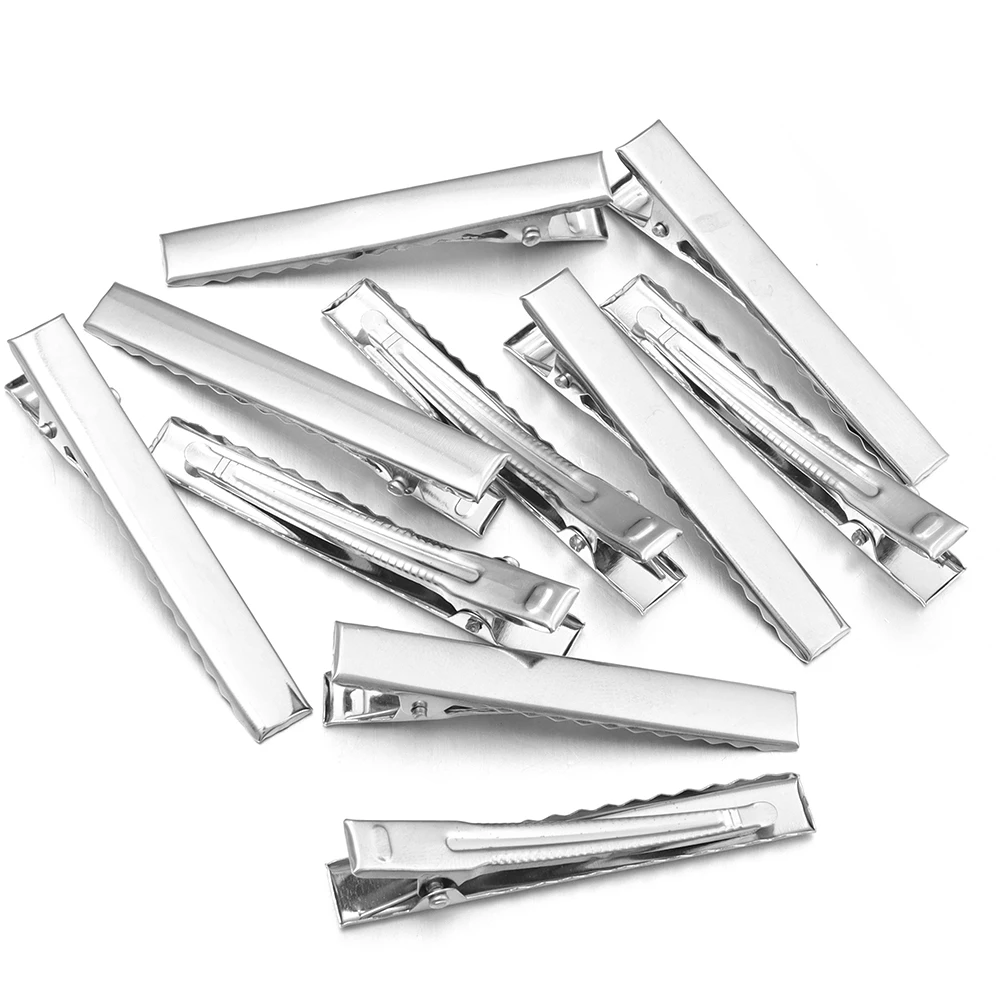 20-50pcs Metal Hair Clips Alligator Clips Hairpins Barrettes For DIY Jewelry Ornament Girls Women Hair Styling Tools Accessories