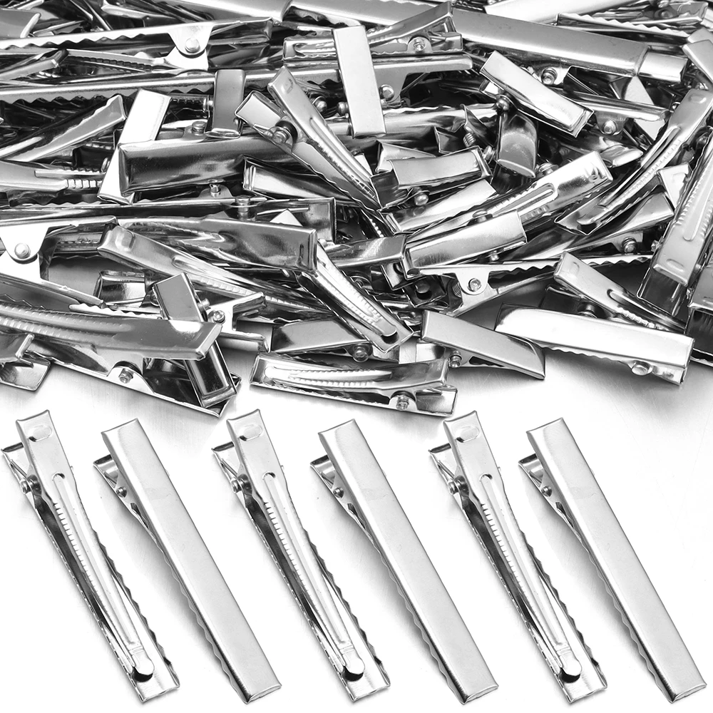 20-50pcs Metal Hair Clips Alligator Clips Hairpins Barrettes For DIY Jewelry Ornament Girls Women Hair Styling Tools Accessories