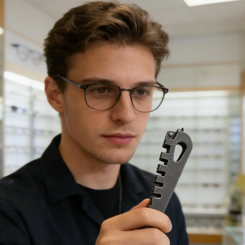 Eyeglass Temple Adjustment Tool Frame Adjustment Function Temple Device Glasses Leg Bending Adjustment Nose Support Repair Tool