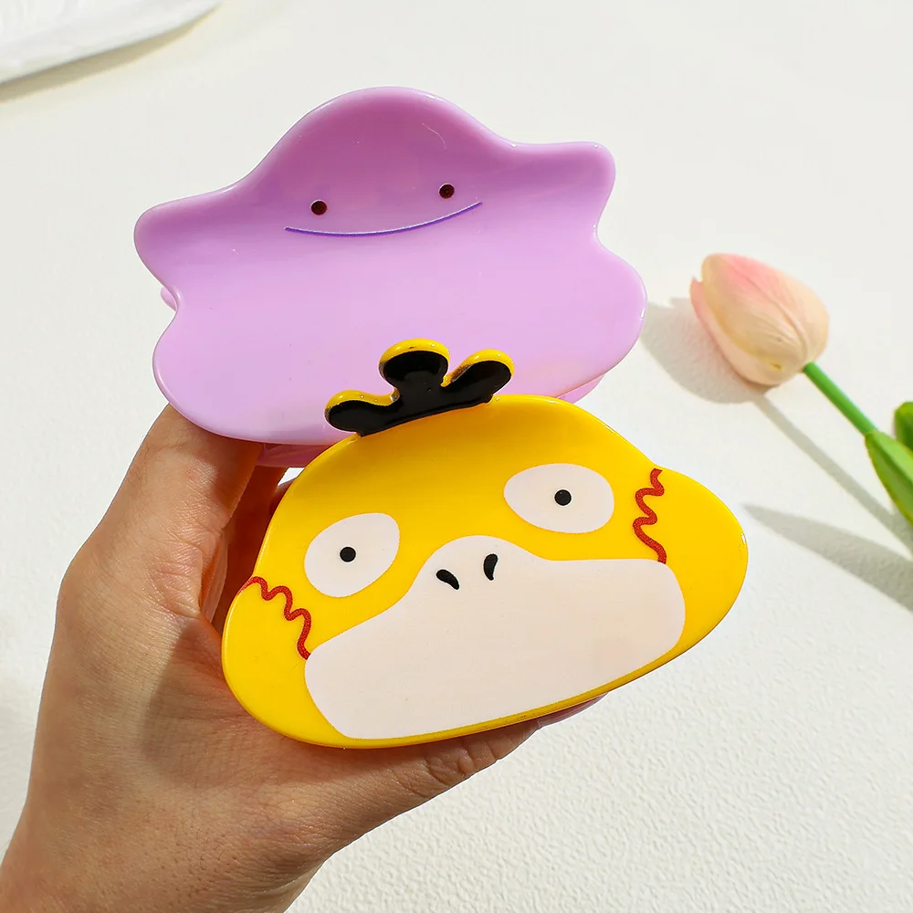 Cute Pokemon Magikarp Hair Claw Clip Cartoon Fish Shaped Hair Crab Clip for Girls Women Elegant Anime Hair Accessories Headwear