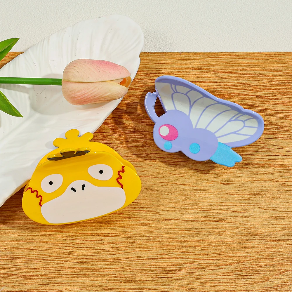 Cute Pokemon Magikarp Hair Claw Clip Cartoon Fish Shaped Hair Crab Clip for Girls Women Elegant Anime Hair Accessories Headwear