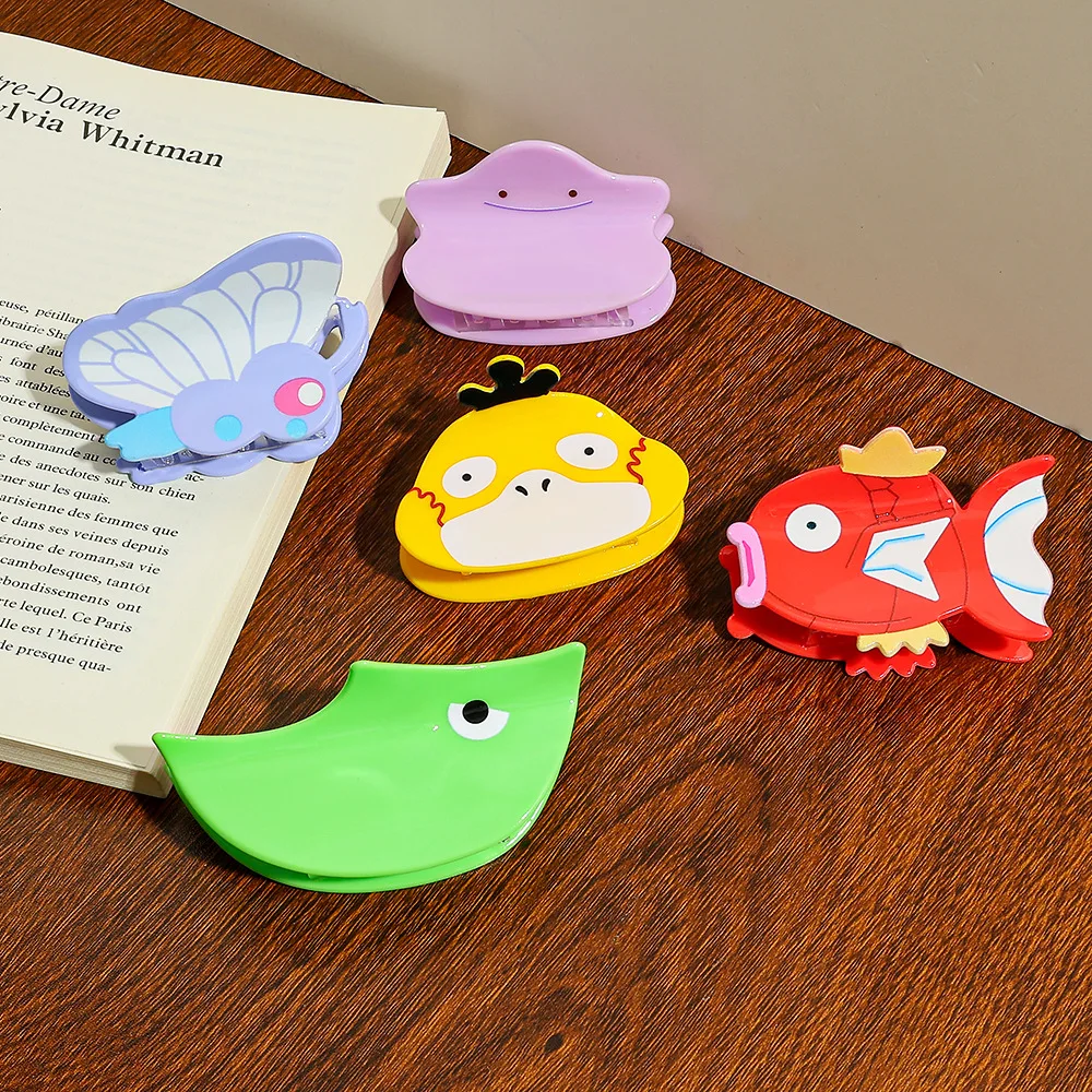 Cute Pokemon Magikarp Hair Claw Clip Cartoon Fish Shaped Hair Crab Clip for Girls Women Elegant Anime Hair Accessories Headwear