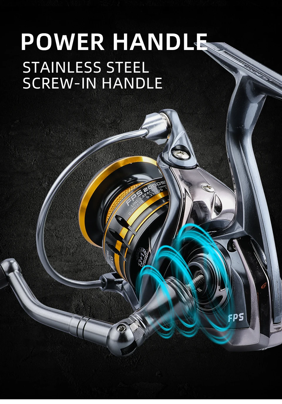 BEARKING brand New arrival Saltwater Fishing Reel Spinning 1000-6000 9+1BB 5.2:1 Max Drag 12KG Water-Proof Reels
