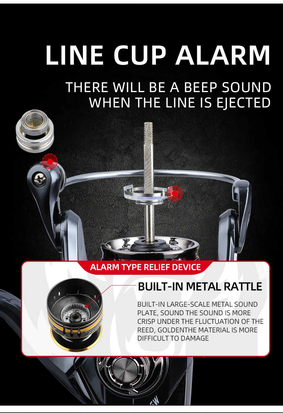 BEARKING brand New arrival Saltwater Fishing Reel Spinning 1000-6000 9+1BB 5.2:1 Max Drag 12KG Water-Proof Reels