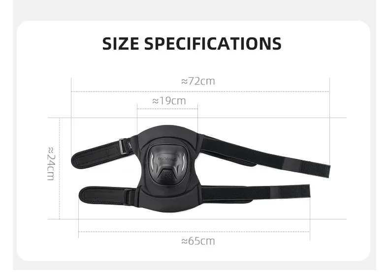 ROCKBROS Motocross Knee Pads Anti-fall Protection Elbow Pads Night Reflective Racing Guards Protection for Cycling Sports Racing