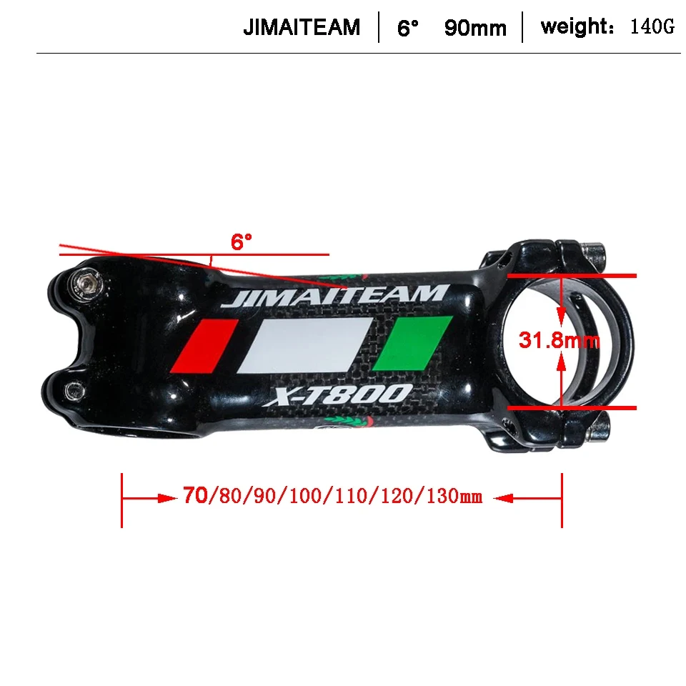 Bicycle Handlebar Stem, MTB Stem, BMX, Carbon, Road Bike, Off-Road, Mountain Bike Accessories
