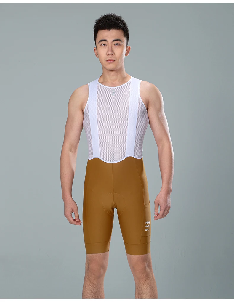INBIKE 2024 Cycling Bibs Pants Man Padding Summer MTB Biking Clothing Bicycle Shorts Riding Pants Road Bike Shorts with Pockets