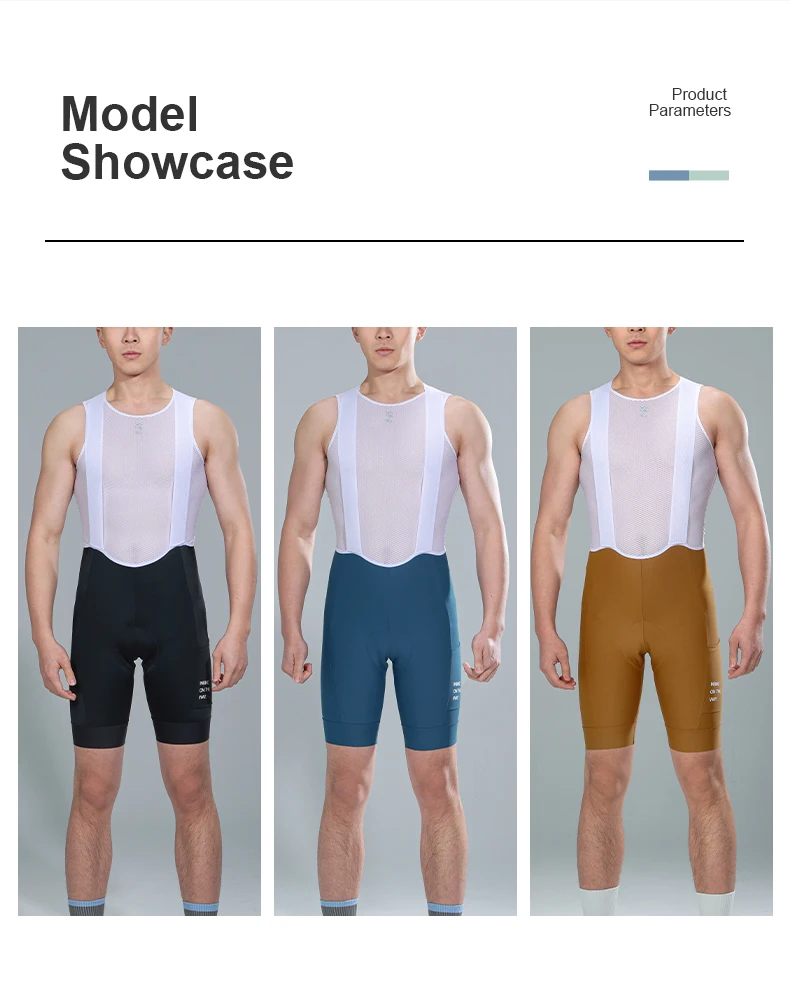 INBIKE 2024 Cycling Bibs Pants Man Padding Summer MTB Biking Clothing Bicycle Shorts Riding Pants Road Bike Shorts with Pockets