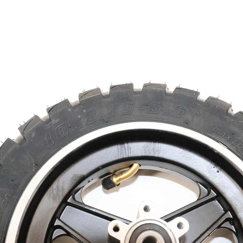 10 Inch Tubeless Tyre 10x2.75-6.5 Wheel+Disc Brake Disc 10mm for Electric Scooter Off-Road Vacuum Explosion-proof Tire Parts