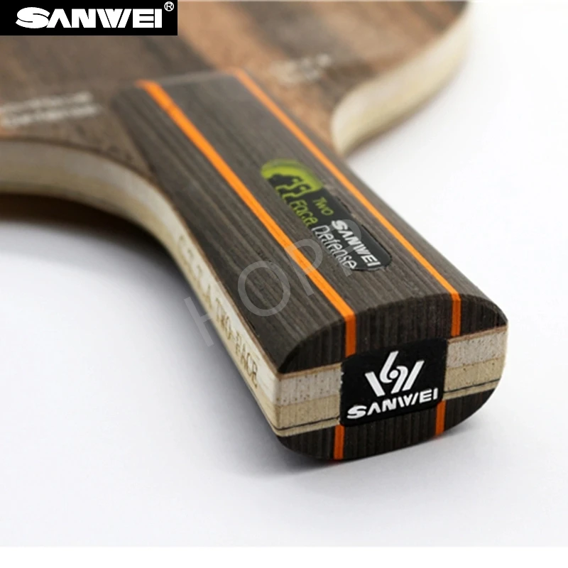 SANWEI TWO FACE DEFENSE Table Tennis Blade attack+ defence Ebony+ Hinoki surface sanwei ping pong racket bat paddle