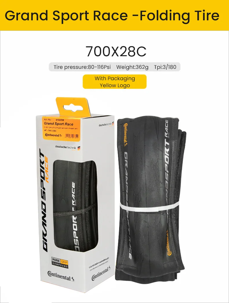 2pcs Continental Road Tire ULTRA Sport III & GRAND Sport Race Speed 700 × 25C/28C Road Bicycle Clincher Foldable Gravel Tire